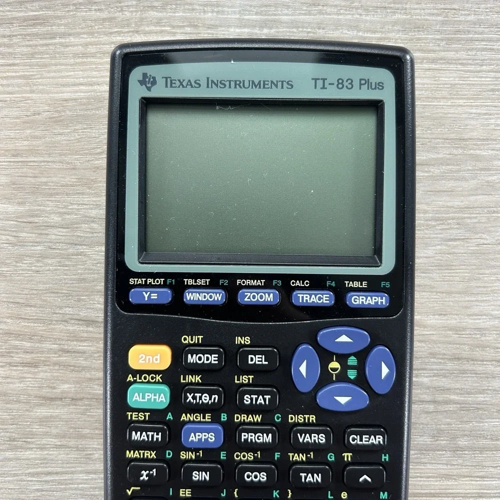Texas Instruments TI-83 Plus Graphing Calculator with Cover Tested Working
